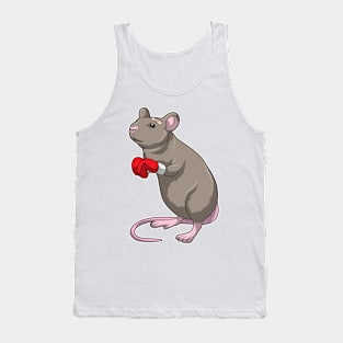 Mouse at Boxing with Boxing gloves Tank Top